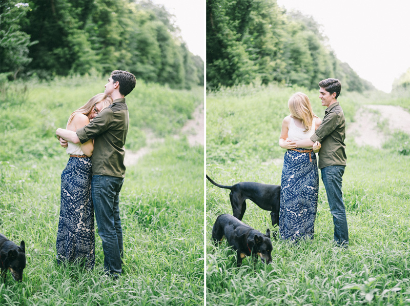 minnehaha park minneapolis minnesota engagement photos