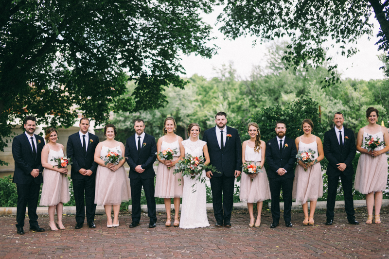 Bridal party at Minnesota Boat Club