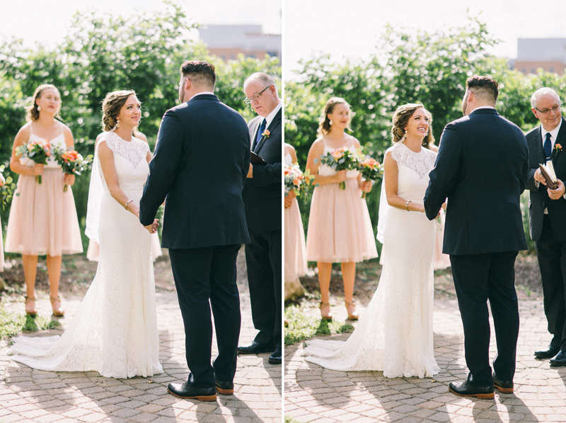 Minnesota boat club wedding ceremony