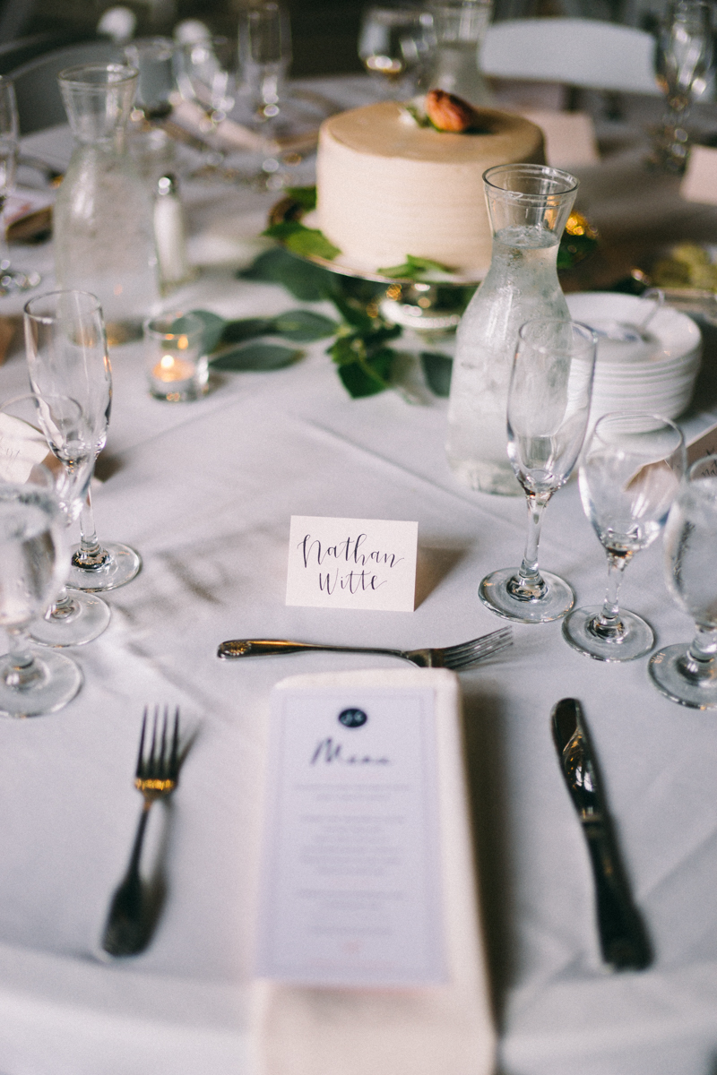 Reception details at Minnesota Boat Club