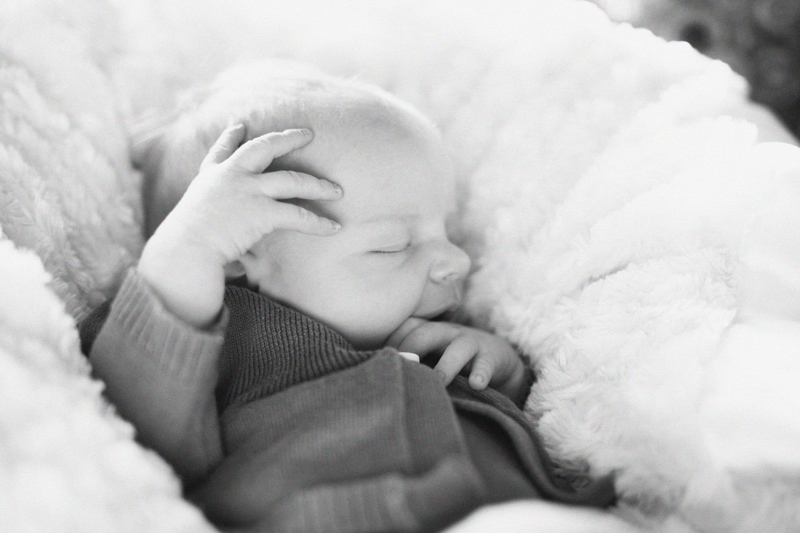 Baby Elise sleeping | Maine Wedding and Portrait Photographer