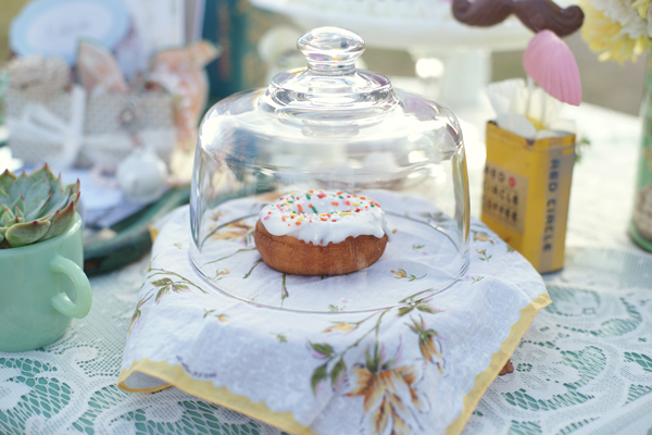 Wedding Donut at a bridal tea party | Maine Wedding & Portrait Photographer