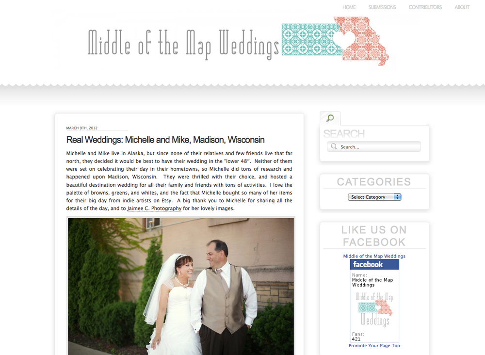 Featured in Middle of the Map Weddings | Maine Wedding & Portrait Photographer