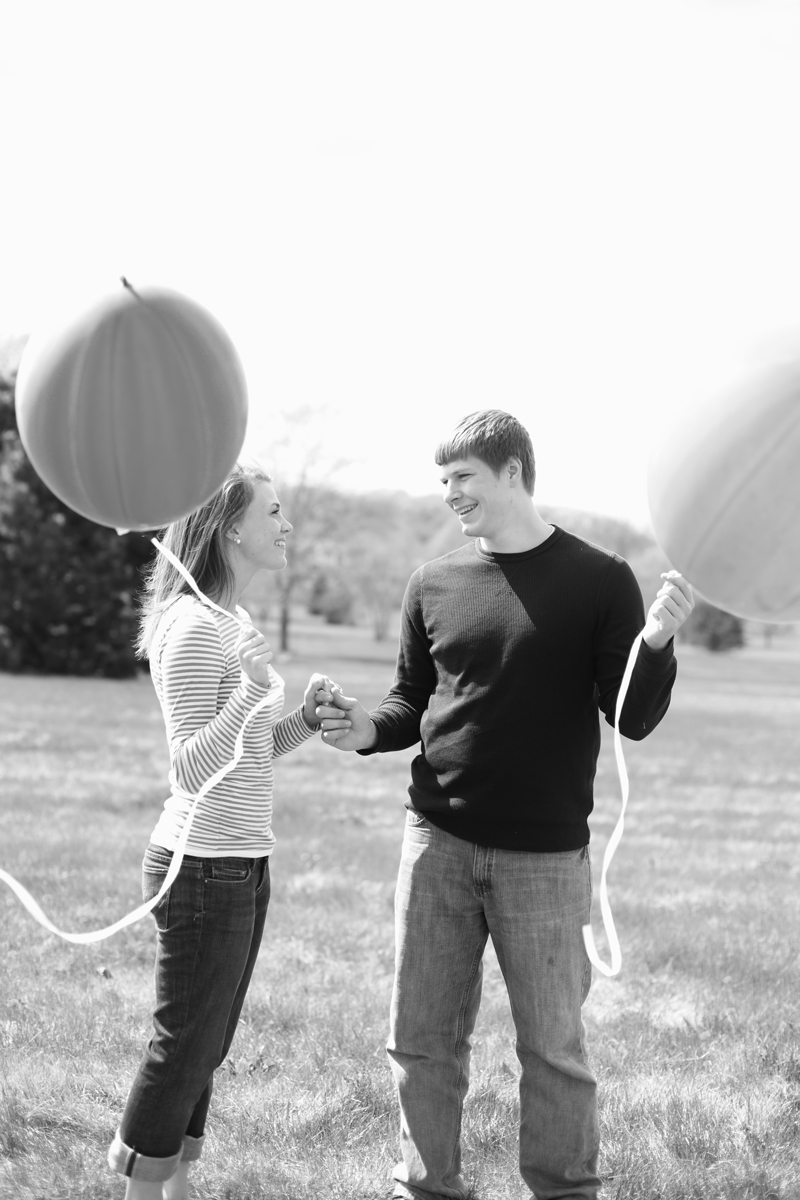 Weather balloon engagement session | Maine Wedding and Portrait Photographer