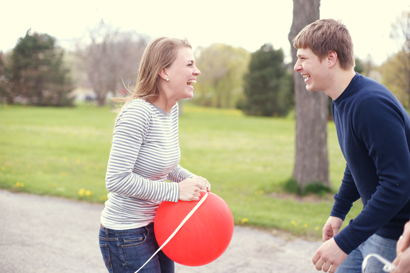 weather balloon engagement session | Maine Wedding and Portrait Photographer