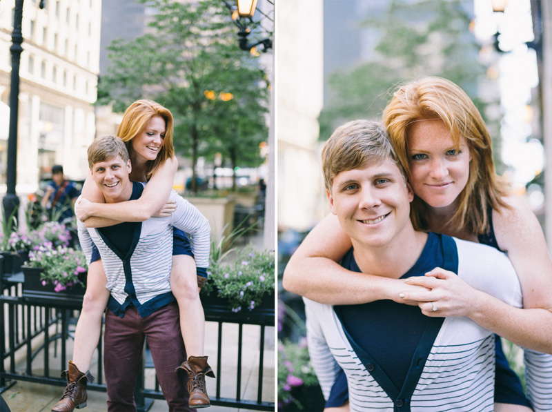 lifestyle engagement photos downtown