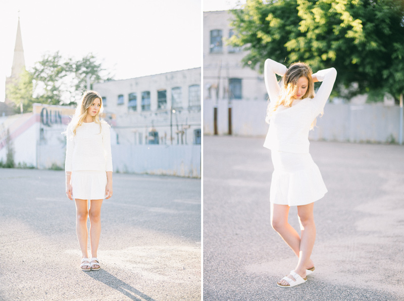 white summer fashion in minneapolis