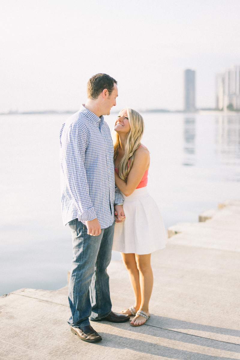 chicago lake front engagment