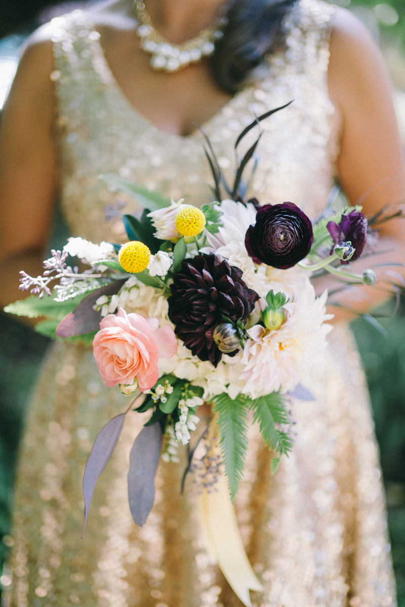 Minneapolis fine art wedding photography of wedding bouquet