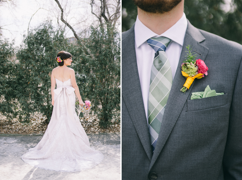 Minneapolis colorful wedding