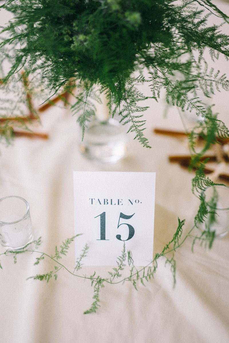 Minneapolis wedding photography of tables
