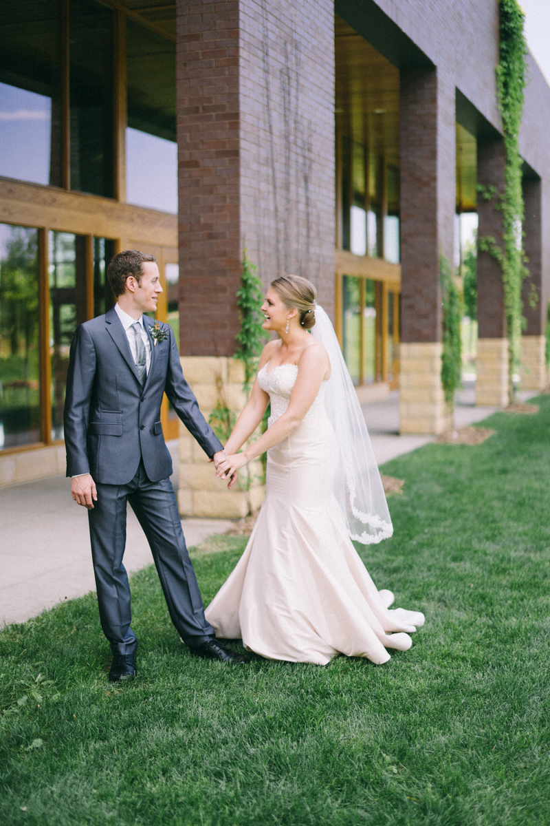 Minneapolis wedding photography first look