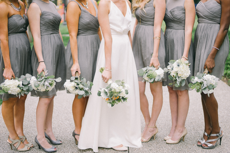 bridal party photos in downtown minneapolis