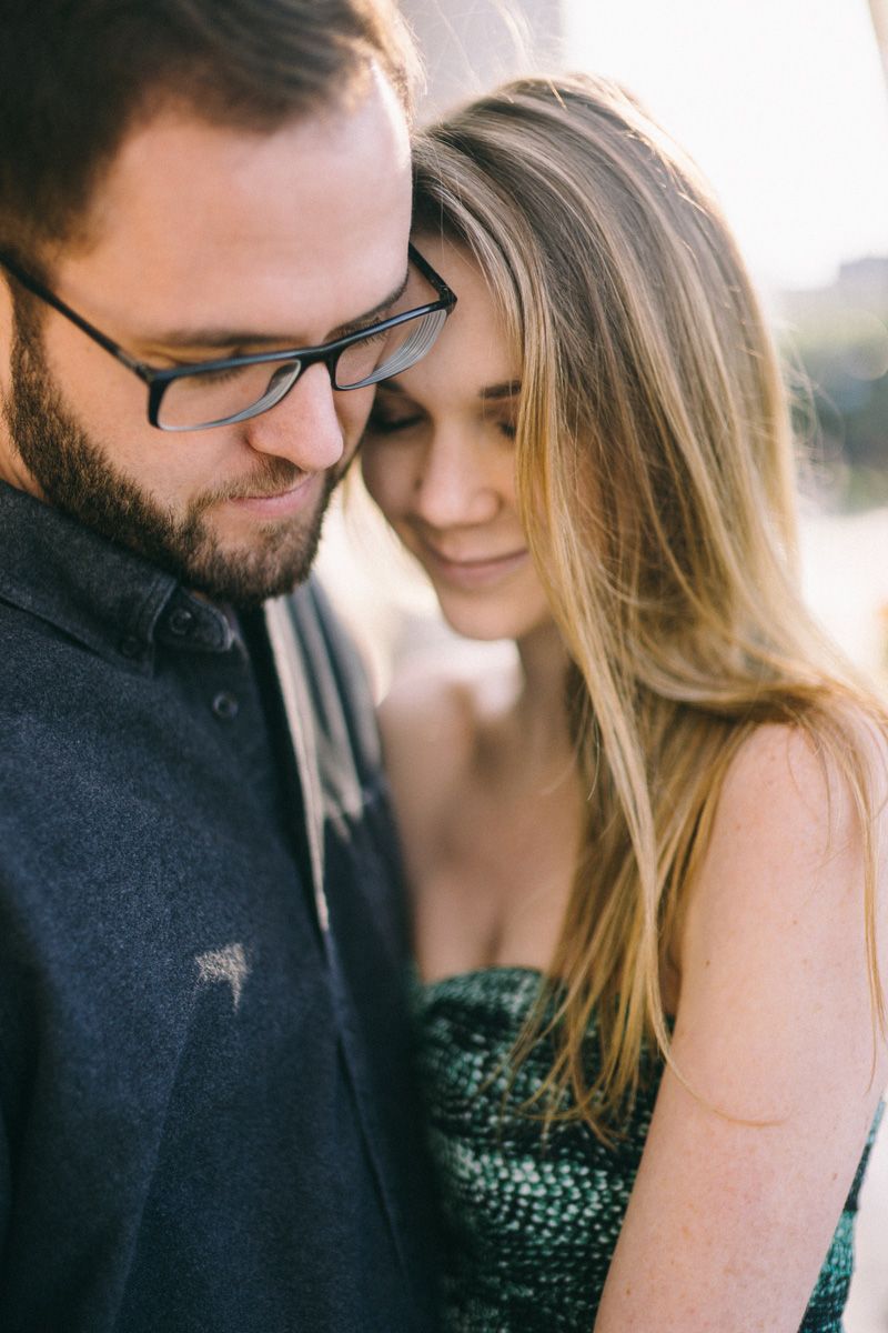 Minneapolis engagement photos by the Basilica of St Mary's 