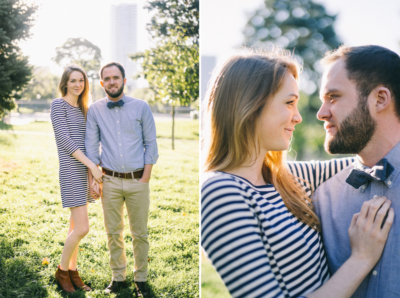 Minneapolis engagement photos in Loring Park