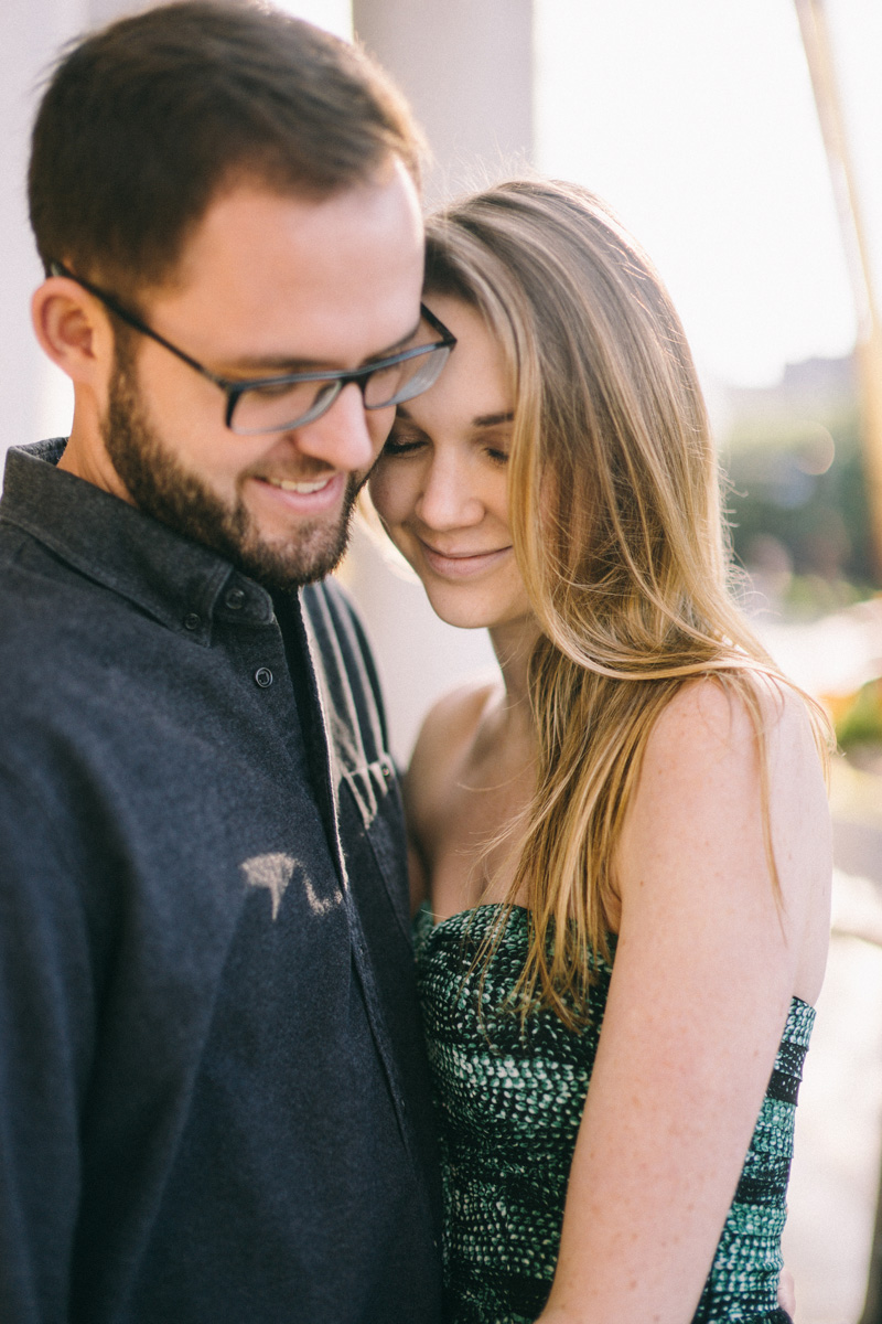 Minneapolis engagement photos by the Basilica of St Mary's