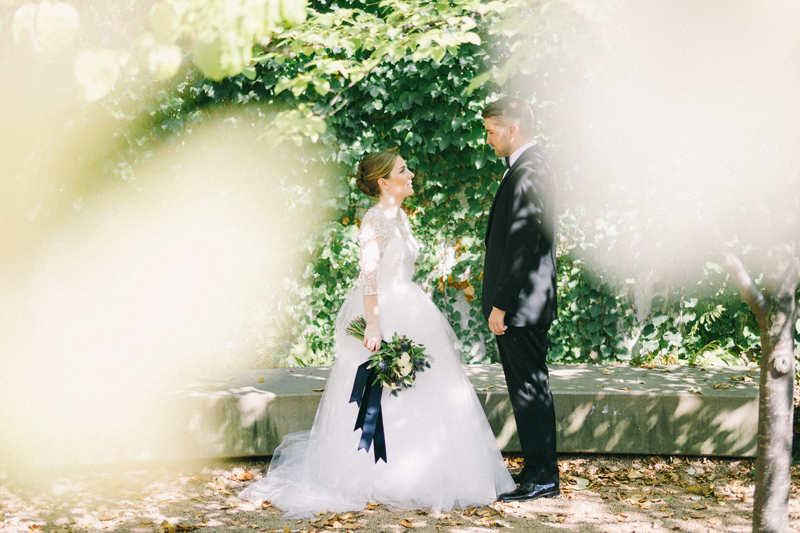 Minneapolis fine art wedding photography in Sculpture Garden