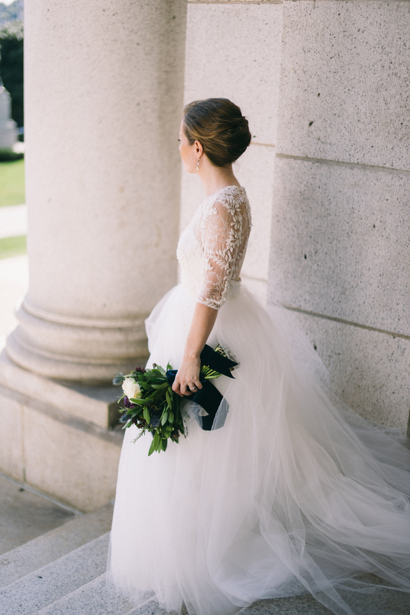 Minneapolis fine art wedding photography in Sculpture Garden