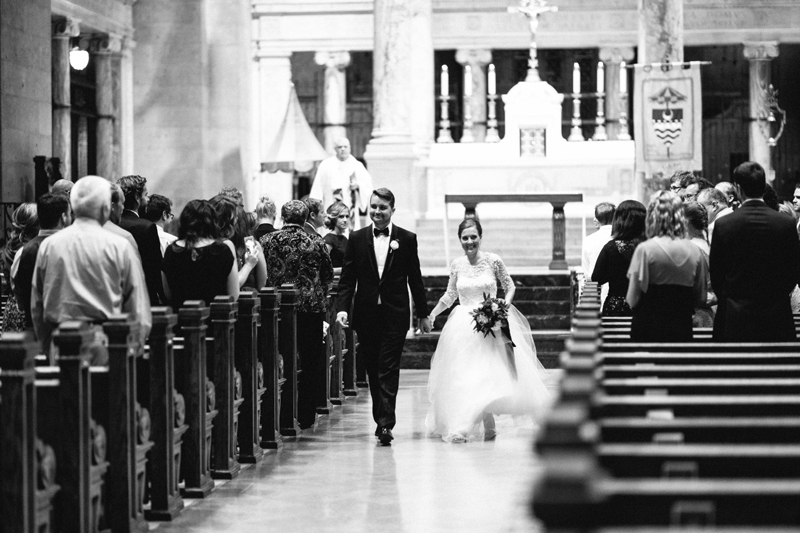 Minneapolis fine art wedding photography in the Basilica of St Marys