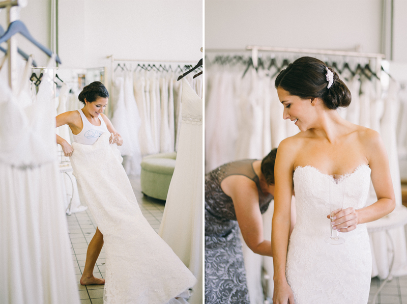 Minneapolis wedding photography at Che Bella Bridal Boutique