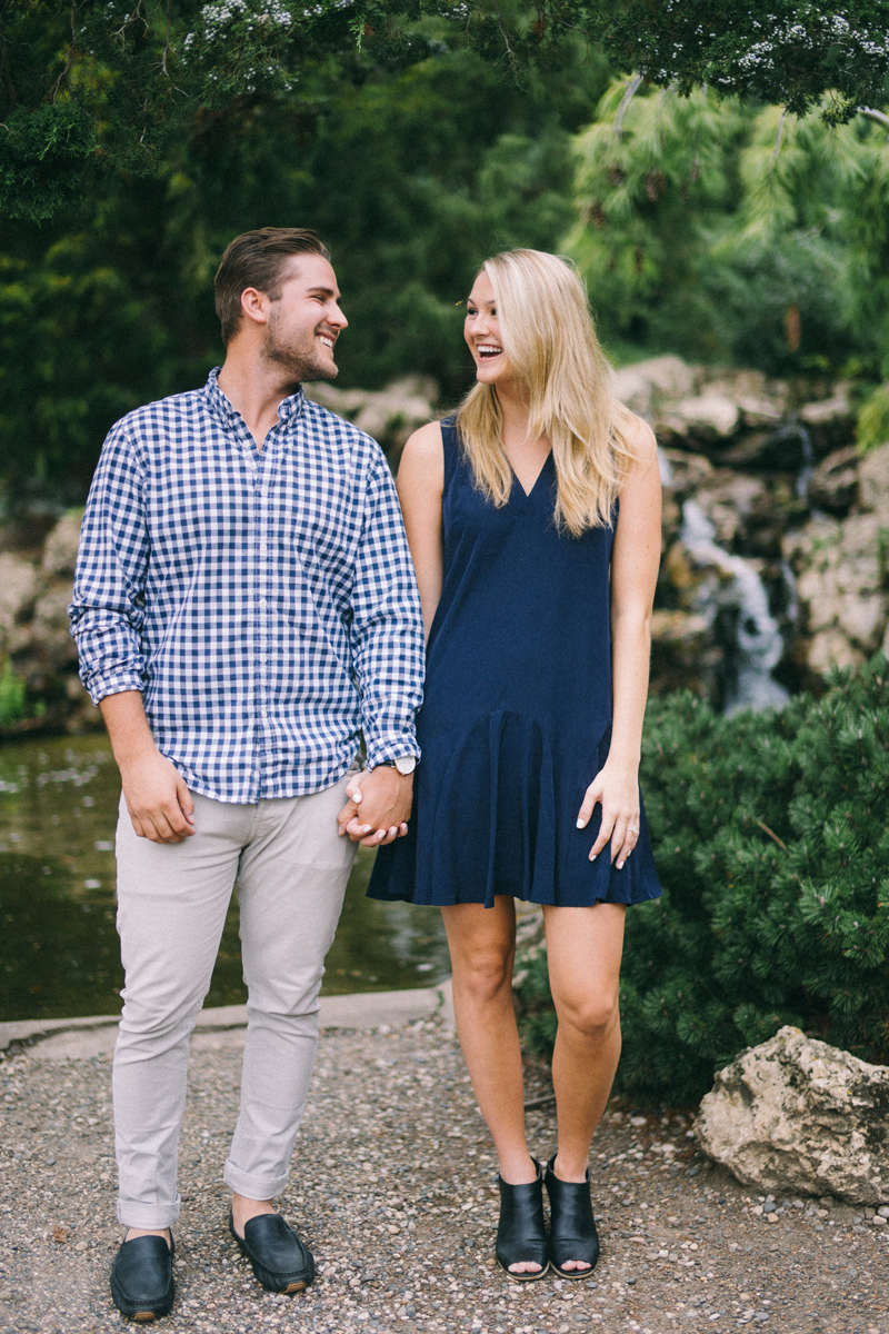 Lake Harriet Rose Garden Engagement Session Minneapolis