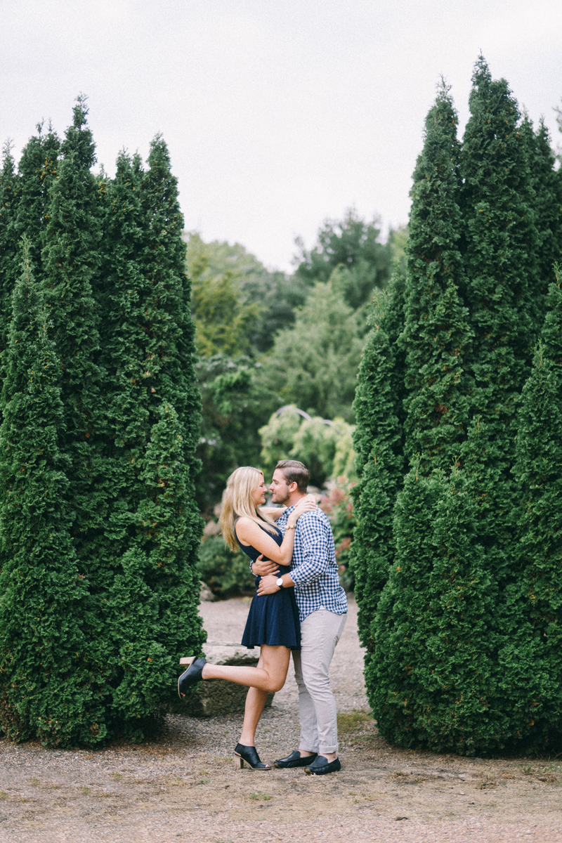 Lake Harriet Rose Garden Engagement Session Minneapolis