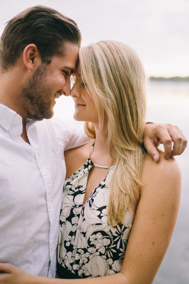 Lake Harriet Rose Garden Engagement Session Minneapolis