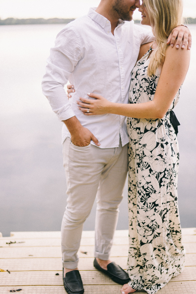 Lake Harriet Rose Garden Engagement Session Minneapolis