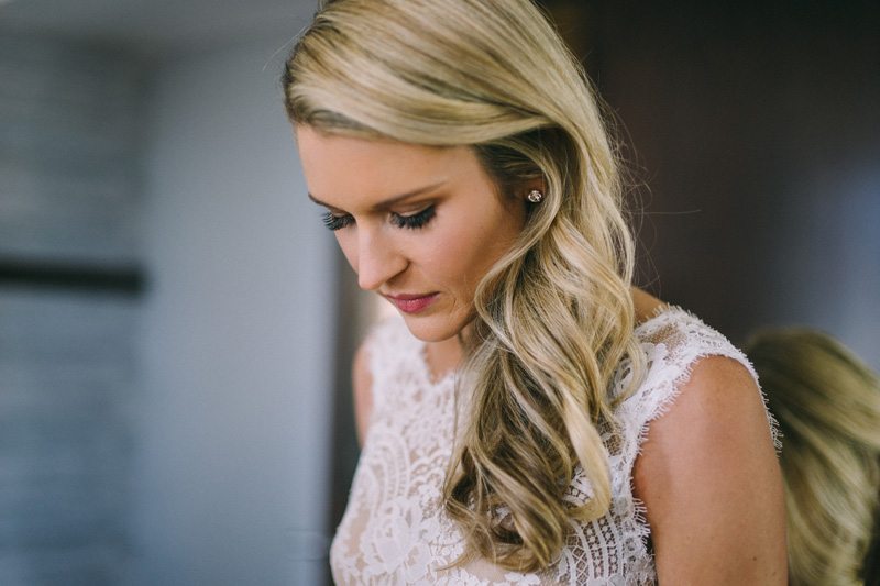 Bride getting ready at Hotel Ivy Minneapolis