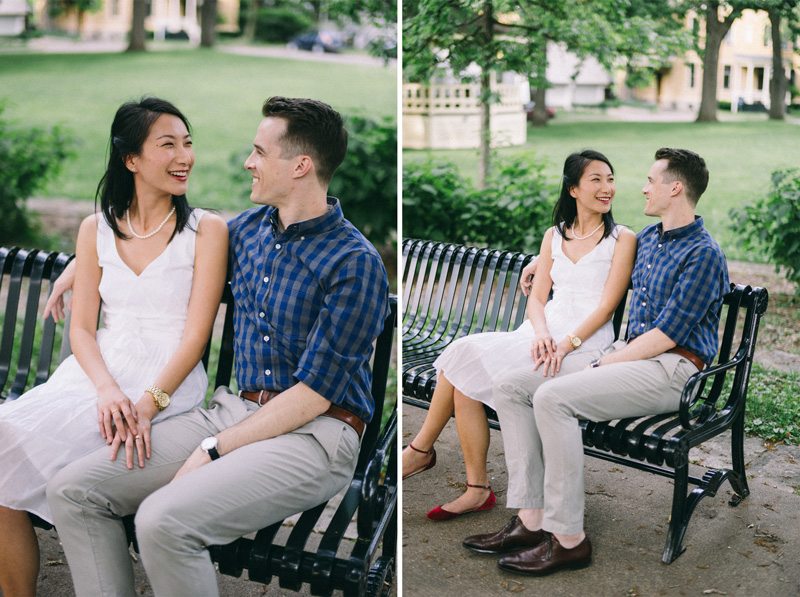 St Paul engagement photos in the park