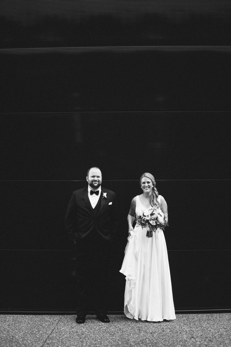 downtown minneapolis bride and groom portraits