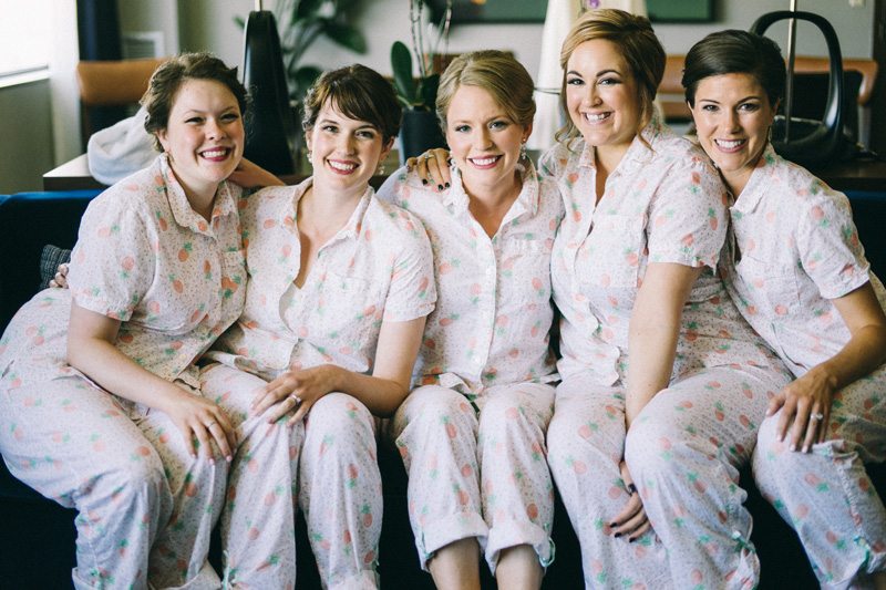 bridesmaids at American Swedish Institute wedding Minneapolis 