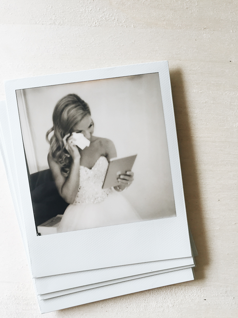 Polaroid Wedding Photography