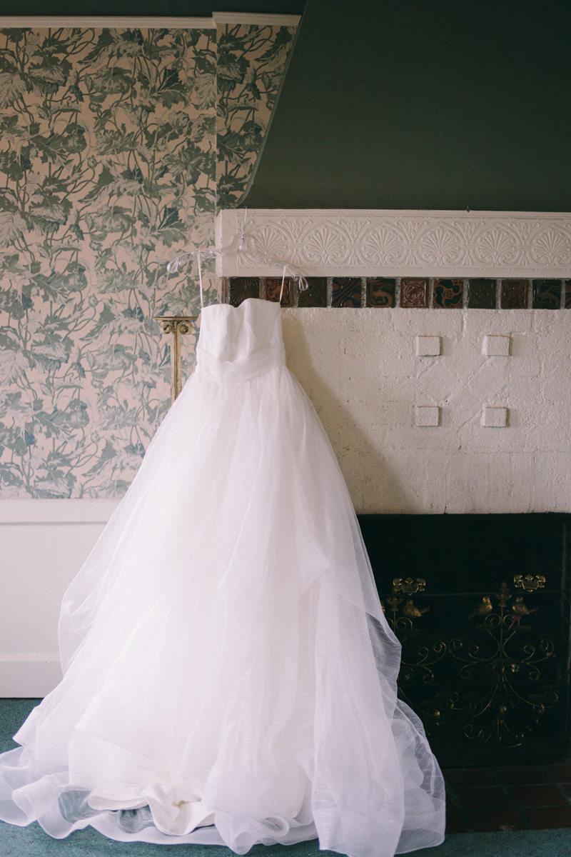 St Paul Athletic Club winter wedding dress picture