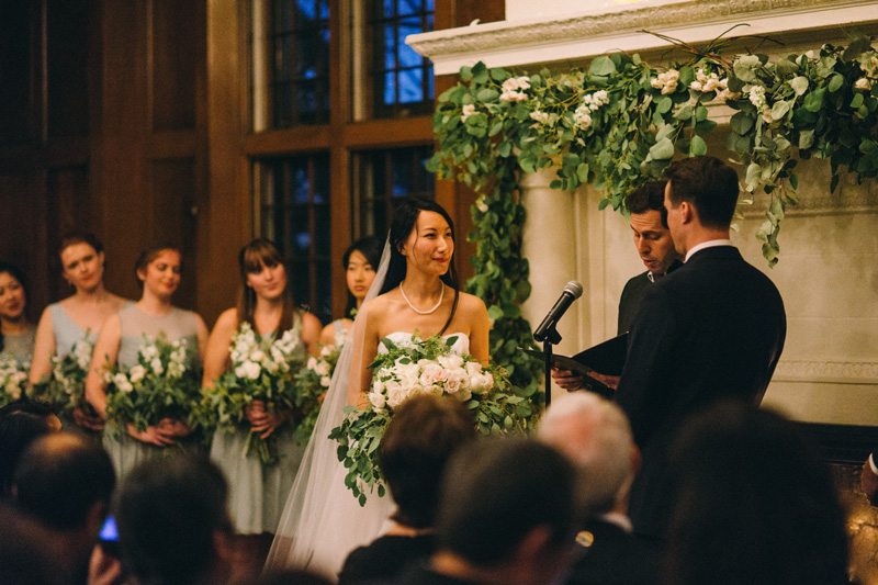 St Paul winter wedding ceremony