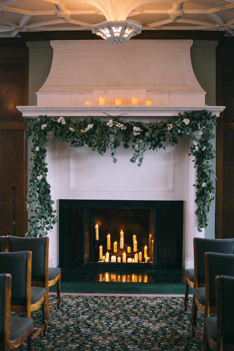 St Paul Athletic Club winter wedding