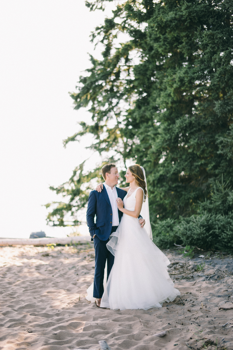 Forest Waterfront Island Wedding 