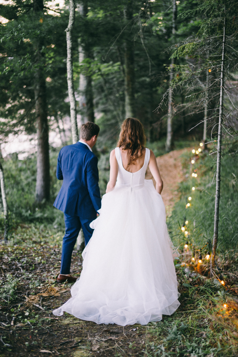 Forest Waterfront Island Wedding 