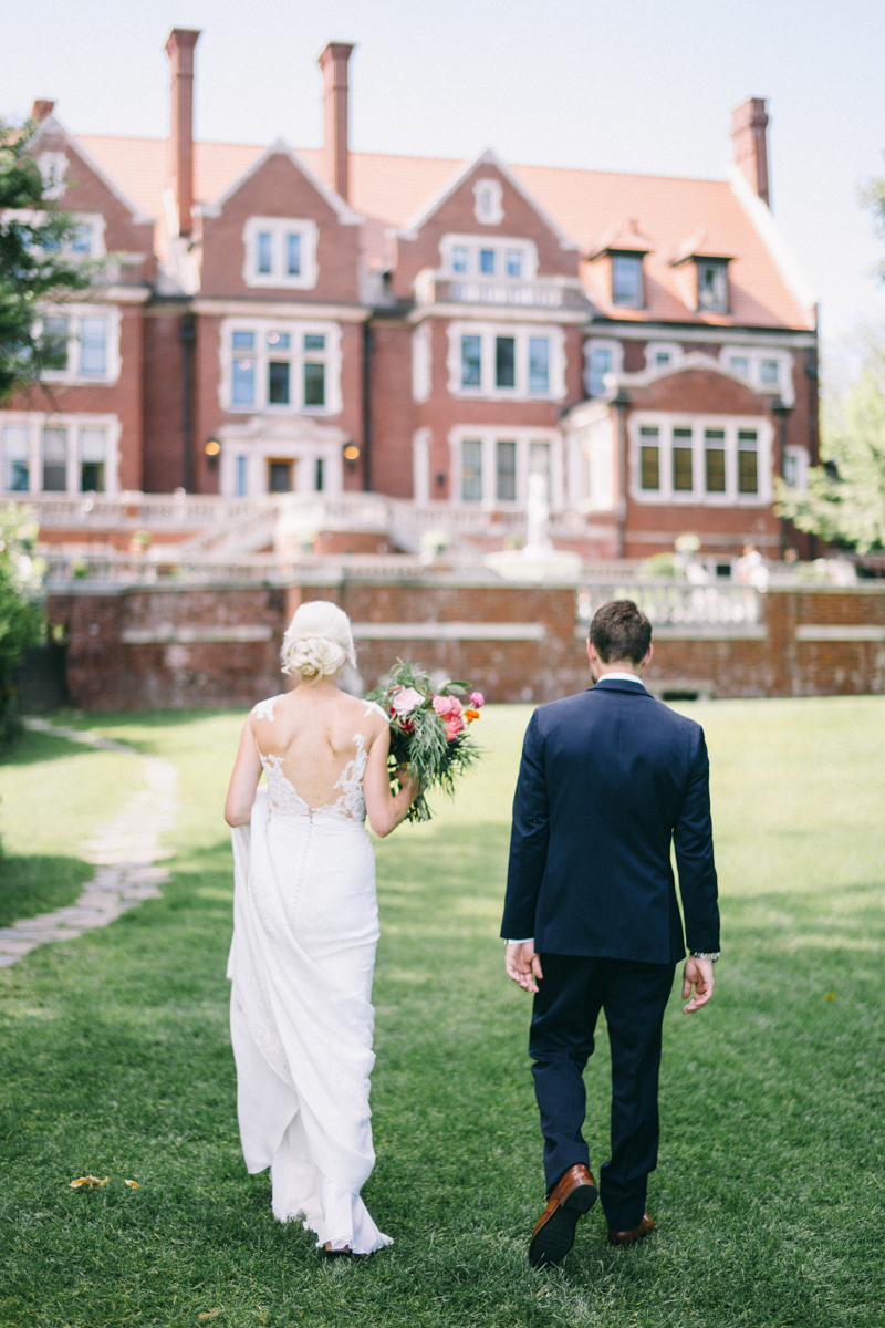 Waterfront private estate mansion wedding