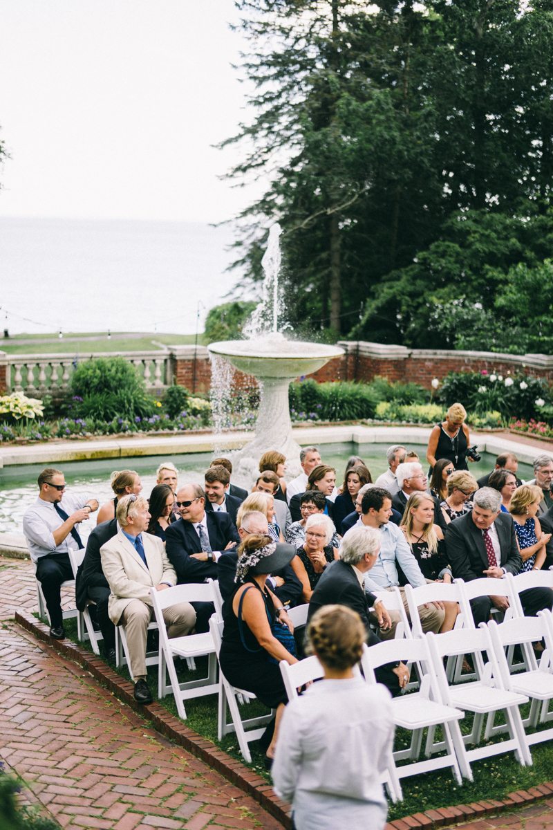 Waterfront private estate mansion wedding