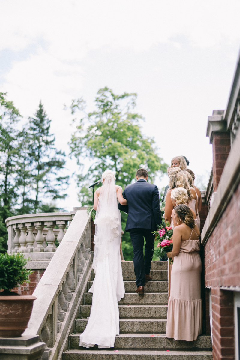 Waterfront private estate mansion wedding