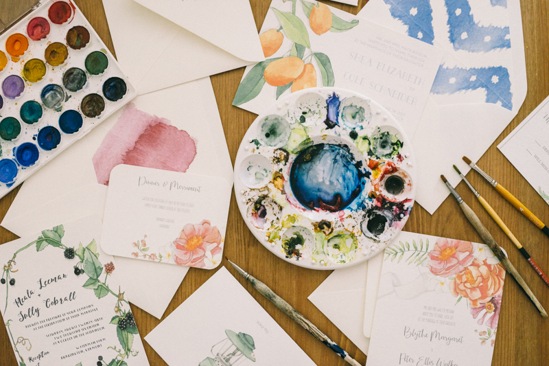 Watercolor Stationary Sara Fitz Maine Nautical