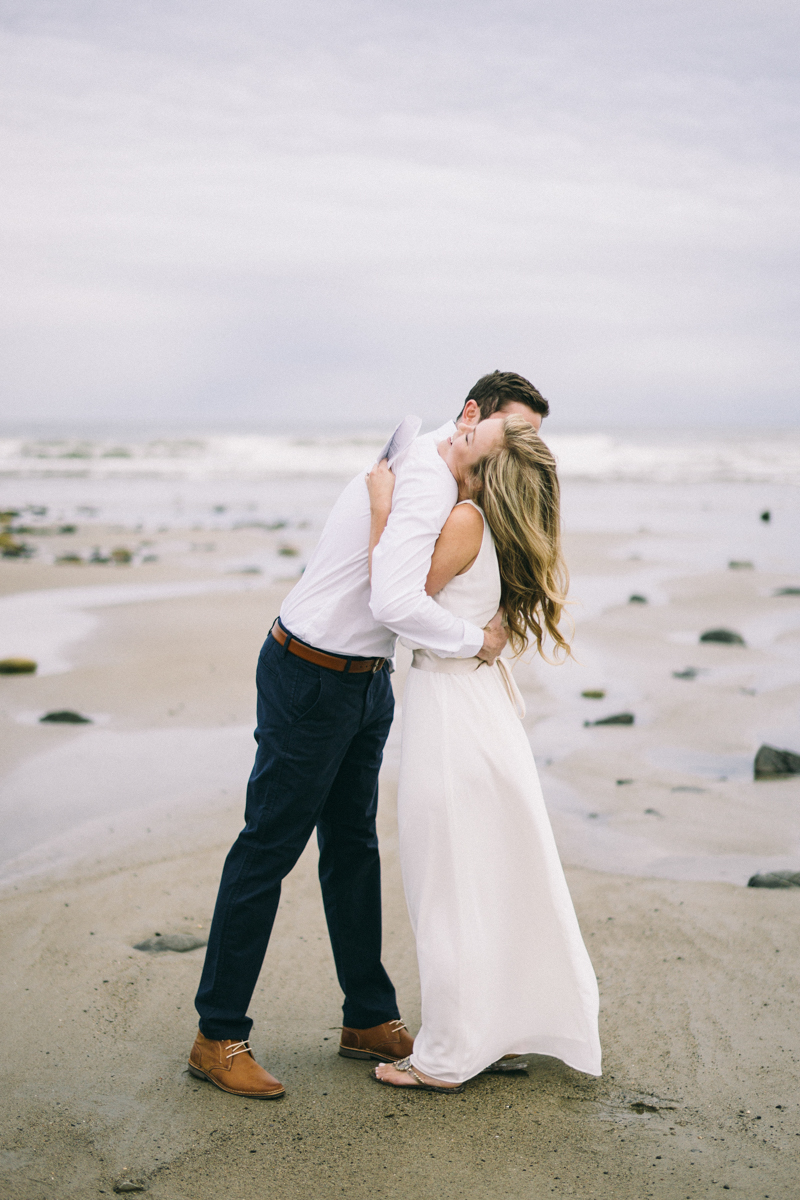 Wedding Vows on Maine Beach