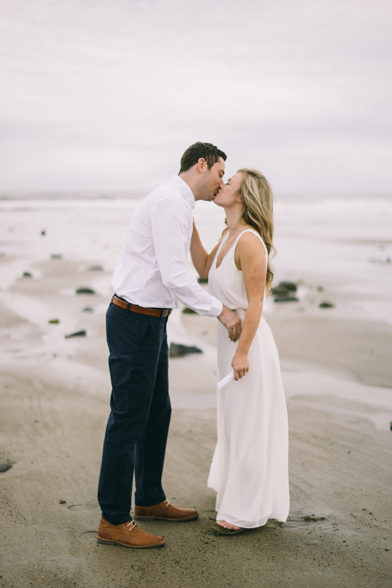 Wedding Vows on Maine Beach