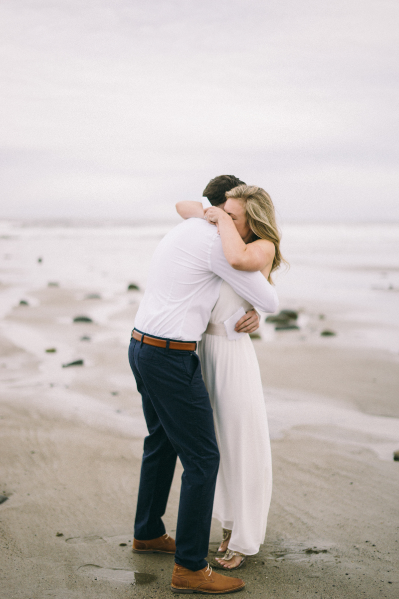 Wedding Vows on Maine Beach