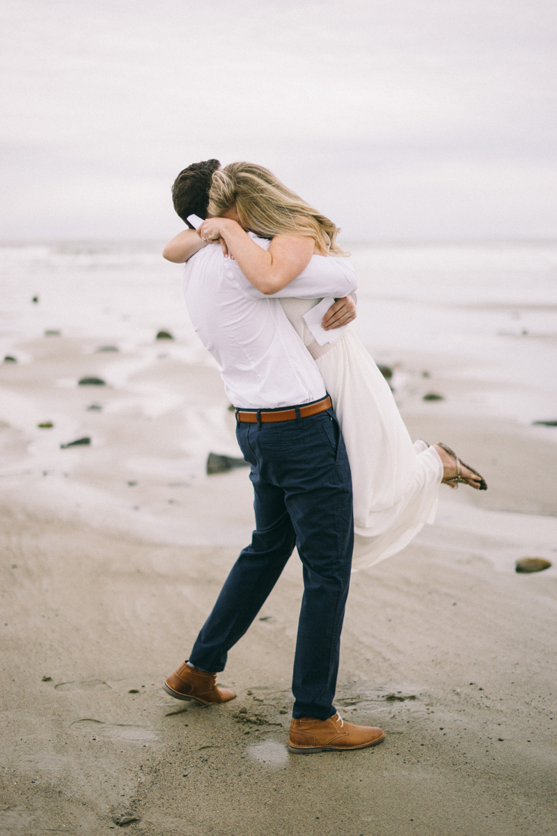 Wedding Vows on Maine Beach