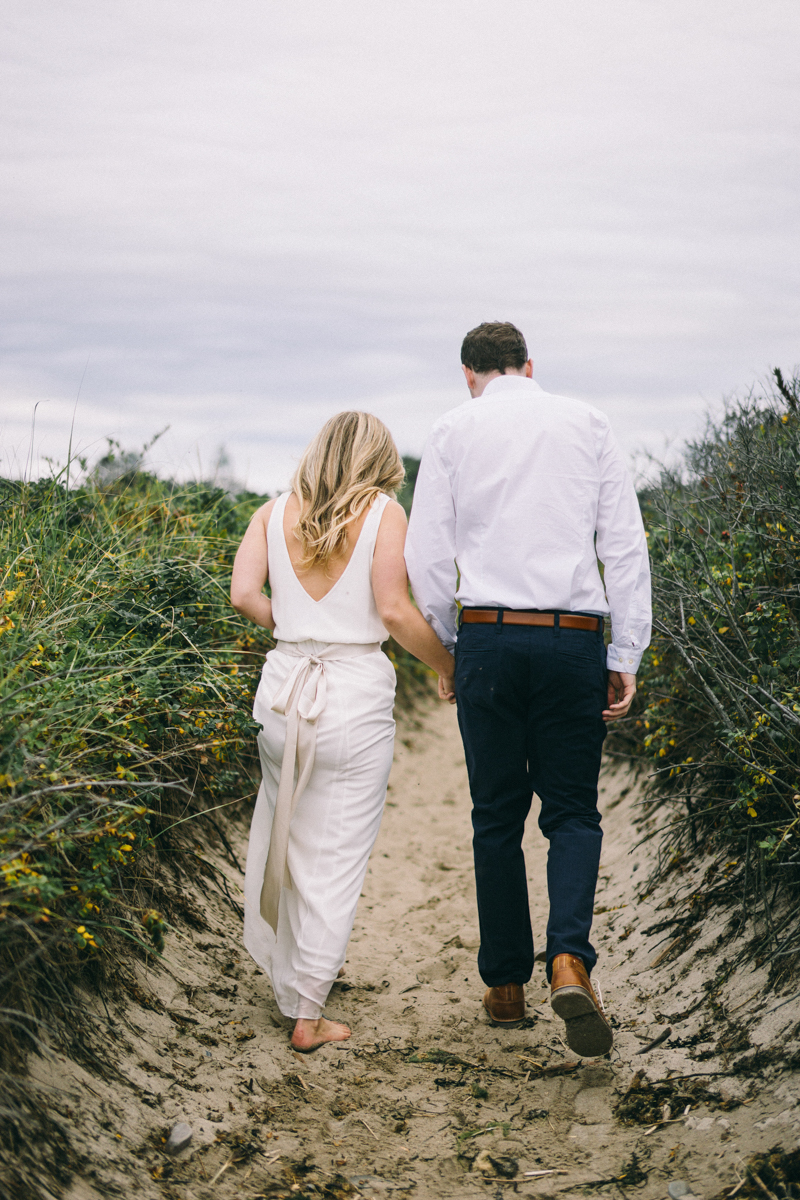 Wedding Vows on Maine Beach