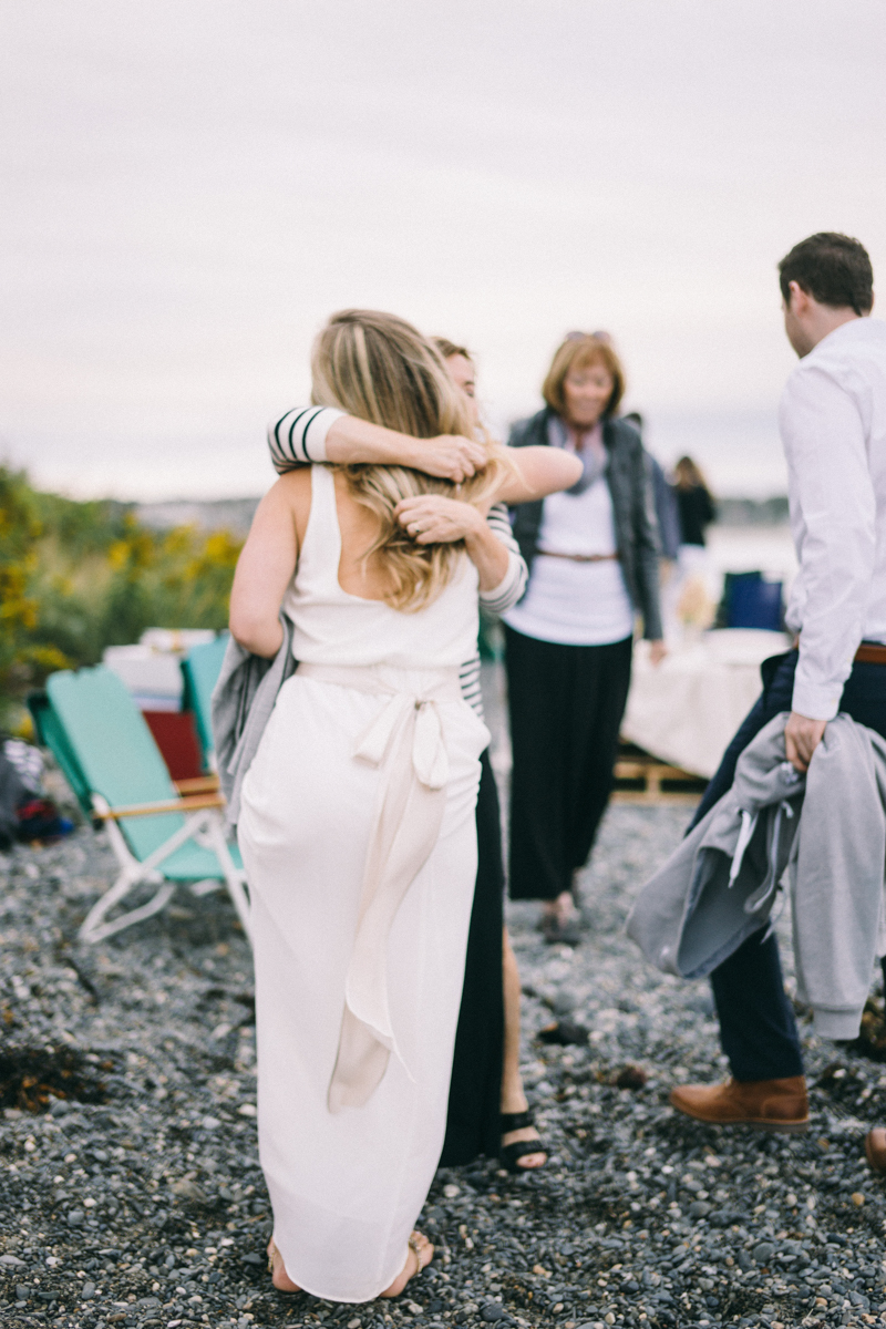 Wedding Vows on Maine Beach