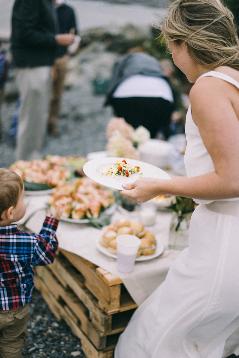 Wedding Vows on Maine Beach