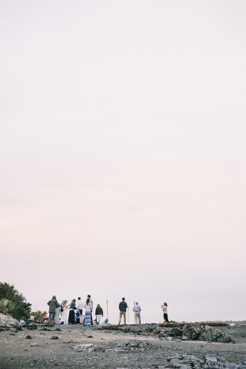 Wedding Vows on Maine Beach